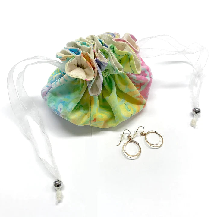 pastel jewelry bag