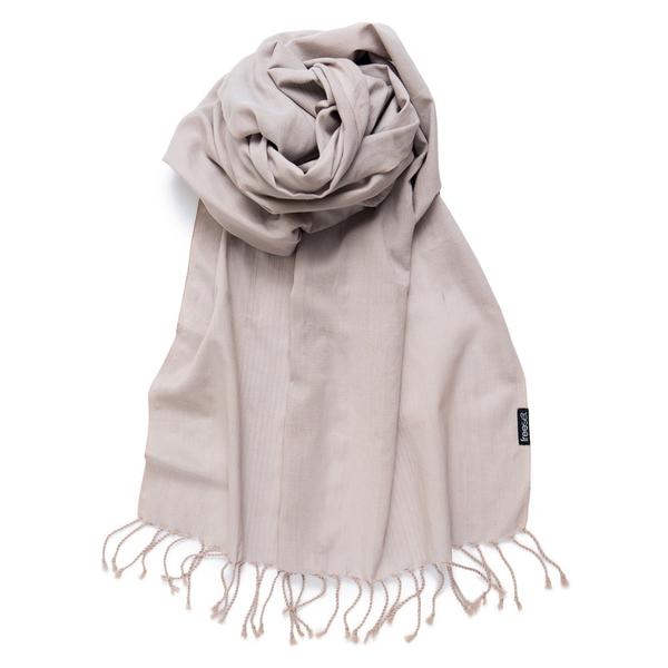Elegance Cotton Scarf - Cream - Made for Freedom