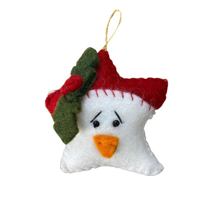 Handmade Felt Ornament Star
