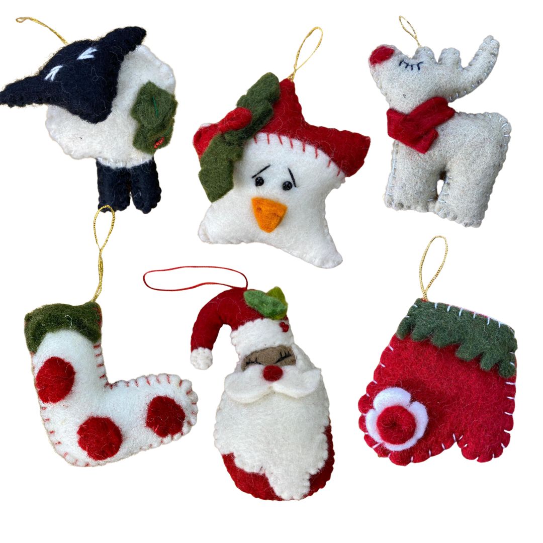 Handmade Felt Ornaments