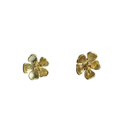 Heavenly Hibiscus Earrings 14K gold plated