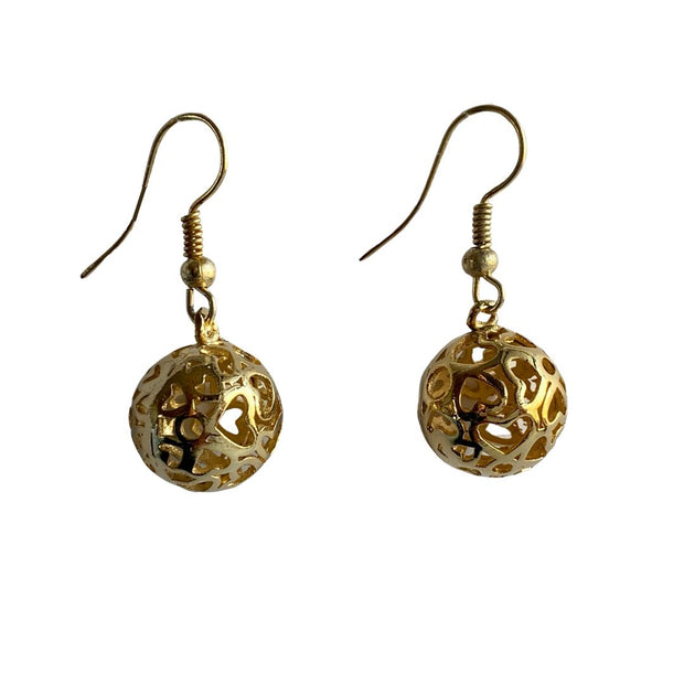 Mustard Seed Earrings- 14K Gold