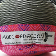 Mesh and Cotton Bottom Volleyball Bag - Made for Freedom