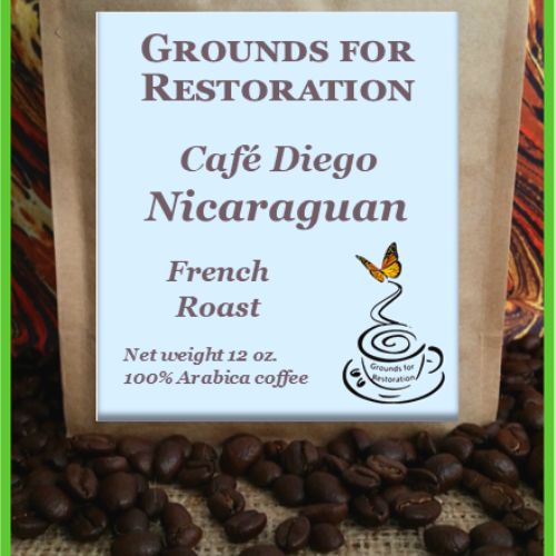 Nicaraguan French Roast Coffee Beans, 12oz