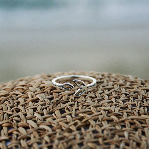 Olive Branch Sterling Silver Ring - Made for Freedom