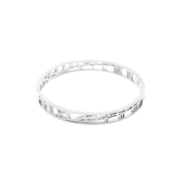 Restoring Justice Bangle stainless steel