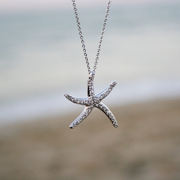 Buy Starfish Necklace, Seed Bead Necklace, Starfish Jewelry, White Beaded  Choker Online in India - Etsy