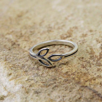 Olive Branch Sterling Silver Ring - Made for Freedom