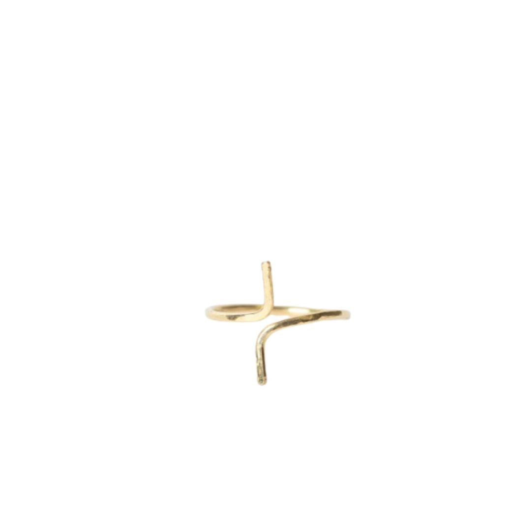 Shanta Hand-Hammered Ring