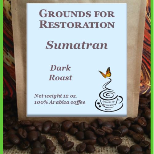 Sumatran Dark Roast Coffee Beans, 12oz