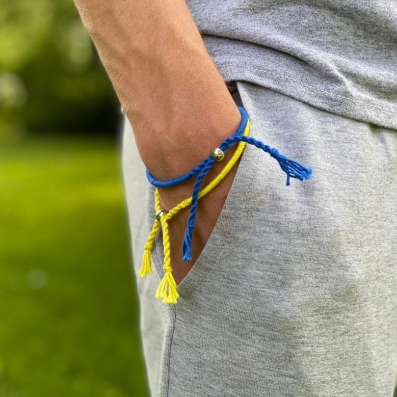 Support Ukraine bracelet set