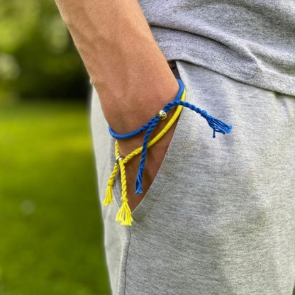 Support Ukraine bracelet set