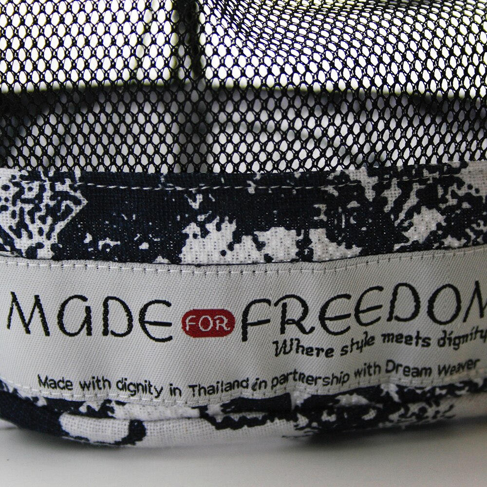 Mesh and Cotton Bottom Volleyball Bag - Made for Freedom