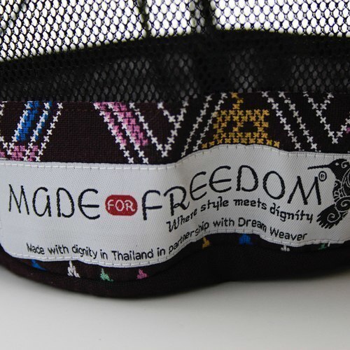 Mesh and Cotton Bottom Volleyball Bag - Made for Freedom