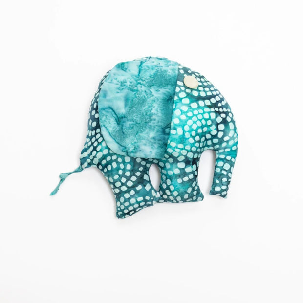 Tooth Gift Card Holder Pillow Elephant Teal